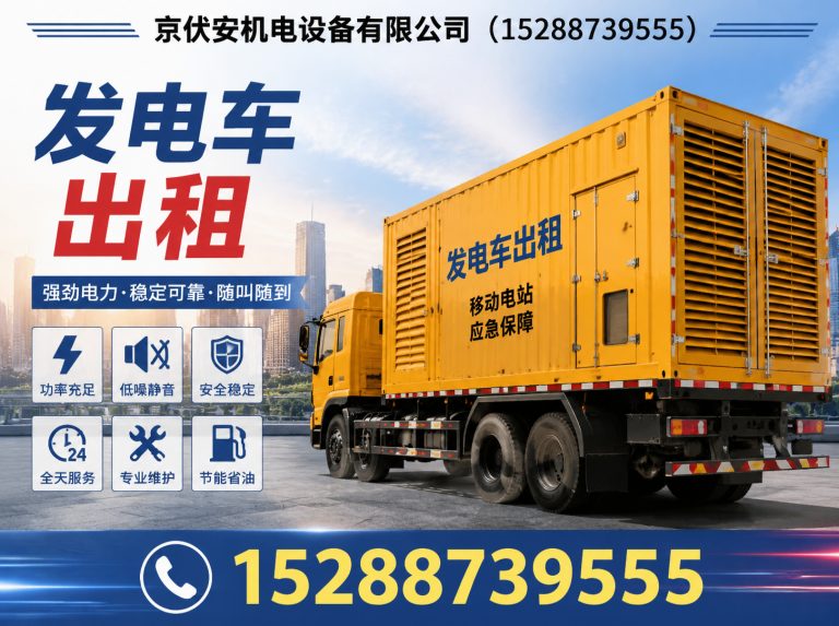 张家口发电车出租展示图
