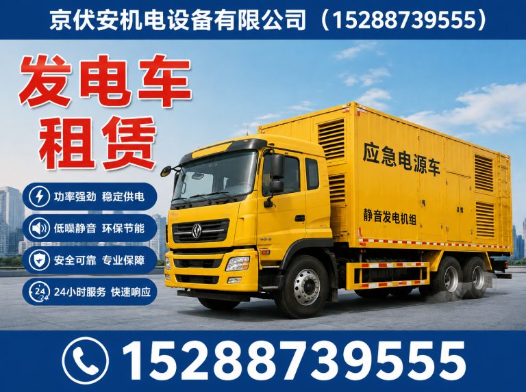 张家口应急发电机出租展示图